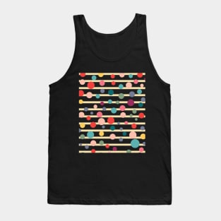 Colorfull Dots and Lines Tank Top